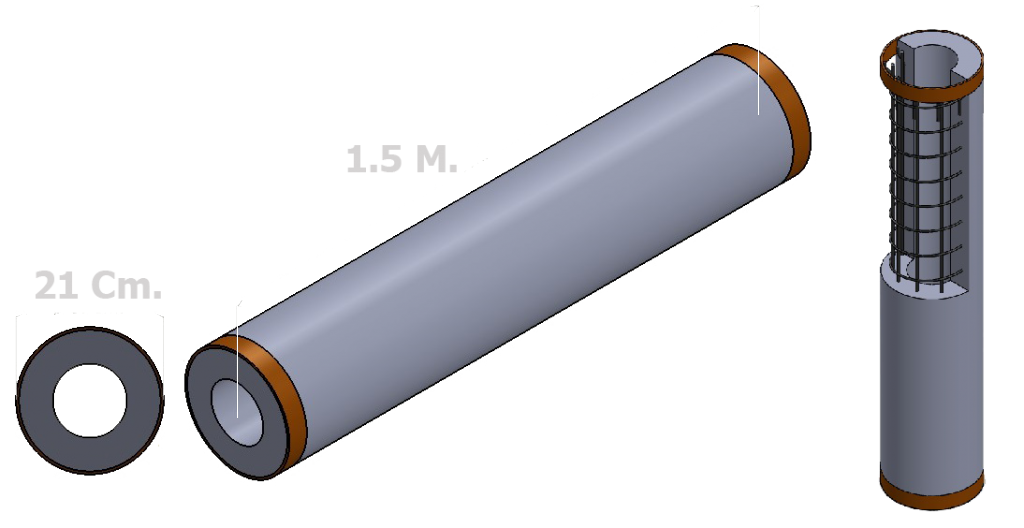 spun micro pile micropile