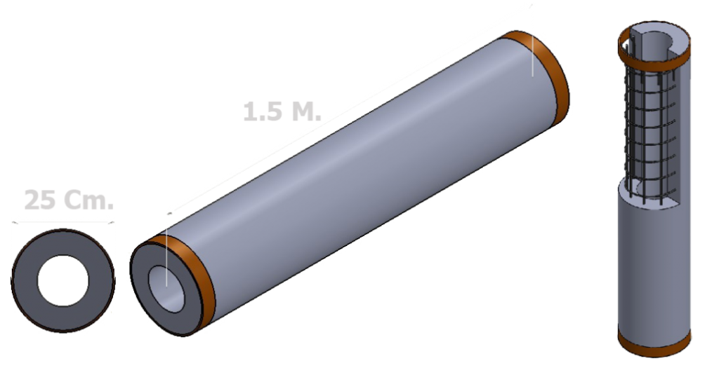 spun micro pile micropile